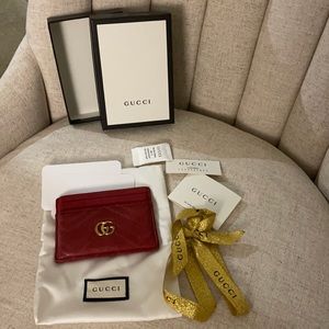 Gucci Marmont cardholder - Red